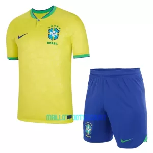 Kit De Football Brésil Enfant Domicile Coupe du Monde 2022 Kit De Football Brésil Enfant Domicile Coupe du Monde 2022