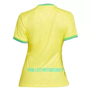 Maillot De Foot Brésil Femme Domicile Coupe du Monde 2022