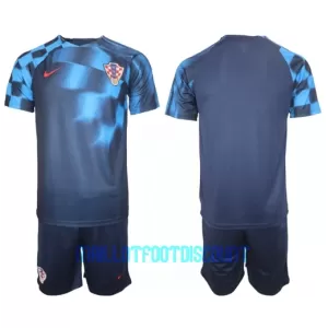 Kit De Football Croatie Enfant Extérieur Coupe du Monde 2022