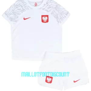 Kit De Football Pologne Enfant Domicile Coupe du Monde 2022