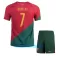 Kit De Football Portugal Cristiano Ronaldo 7 Enfant Domicile Coupe du Monde 2022