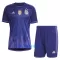 Kit De Football Argentine 3 Star Enfant Extérieur Coupe du Monde 2022