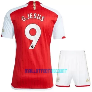 Kit De Football Arsenal G. Jesus 9 Enfant Domicile 23/24 Kit De Football Arsenal G. Jesus 9 Enfant Domicile 23/24