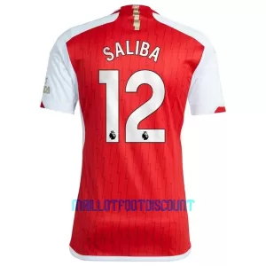Maillot De Foot Arsenal Saliba 12 Domicile 23/24