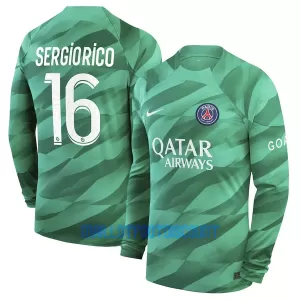 Maillot De Foot Gardien Paris Saint-Germain Sergio Rico 16 Domicile 23/24 Manches Longues