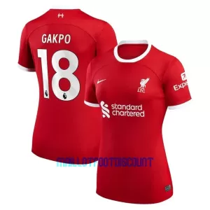 Maillot De Foot Liverpool Cody Gakpo 18 Femme Domicile 23/24 Maillot De Foot Liverpool Cody Gakpo 18 Femme Domicile 23/24