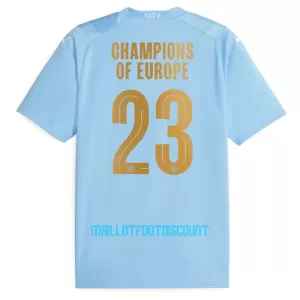 Kit De Football Manchester City Champions of Europe Enfant Domicile 23/24