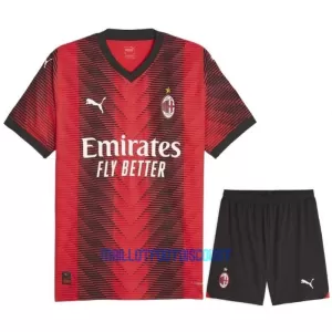 Kit De Football Milan AC Enfant Domicile 23/24 Kit De Football Milan AC Enfant Domicile 23/24