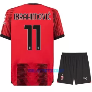 Kit De Football Milan AC Zlatan Ibrahimović 11 Enfant Domicile 23/24 Kit De Football Milan AC Zlatan Ibrahimović 11 Enfant Domicile 23/24