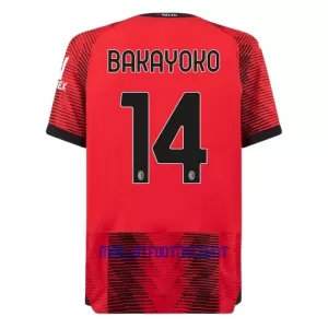 Maillot De Foot Milan AC Bakayoko 14 Domicile 23/24 Maillot De Foot Milan AC Bakayoko 14 Domicile 23/24