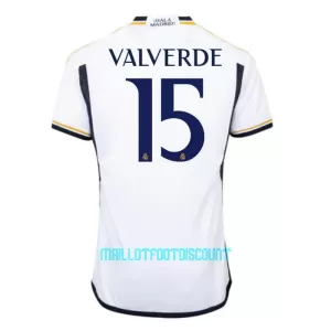Maillot De Foot Real Madrid Federico Valverde 15 Domicile 23/24 Maillot De Foot Real Madrid Federico Valverde 15 Domicile 23/24