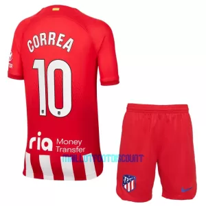 Kit De Football Atlético Madrid Correa 10 Enfant Domicile 23/24 Kit De Football Atlético Madrid Correa 10 Enfant Domicile 23/24