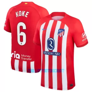 Maillot De Foot Atlético Madrid Koke 6 Domicile 23/24 Maillot De Foot Atlético Madrid Koke 6 Domicile 23/24