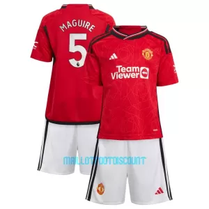Kit De Football Manchester United Harry Maguire 5 Enfant Domicile 23/24