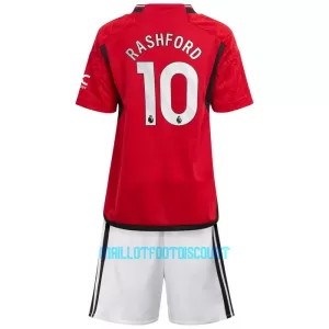 Kit De Football Manchester United Marcus Rashford 10 Enfant Domicile 23/24