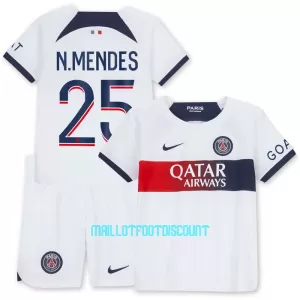 Kit De Football Paris Saint-Germain N.Mendes 25 Enfant Extérieur 23/24