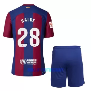 Kit De Football FC Barcelone Alejandro Balde 28 Enfant Domicile 23/24 Kit De Football FC Barcelone Alejandro Balde 28 Enfant Domicile 23/24