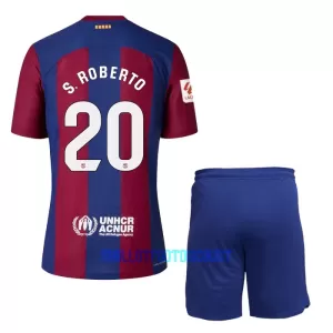 Kit De Football FC Barcelone S. Roberto 20 Enfant Domicile 23/24 Kit De Football FC Barcelone S. Roberto 20 Enfant Domicile 23/24