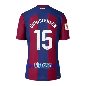 Maillot De Foot FC Barcelone Christensen 15 Domicile 23/24 Maillot De Foot FC Barcelone Christensen 15 Domicile 23/24