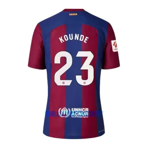 Maillot De Foot FC Barcelone Kounde 23 Domicile 23/24 Maillot De Foot FC Barcelone Kounde 23 Domicile 23/24
