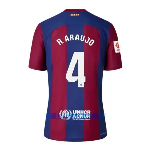 Maillot De Foot FC Barcelone Ronald Araujo 4 Domicile 23/24 Maillot De Foot FC Barcelone Ronald Araujo 4 Domicile 23/24