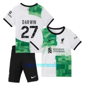 Kit De Football Liverpool Darwin Núñez 27 Enfant Extérieur 23/24 Kit De Football Liverpool Darwin Núñez 27 Enfant Extérieur 23/24
