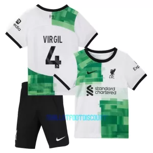 Kit De Football Liverpool Virgil van Dijk 4 Enfant Extérieur 23/24