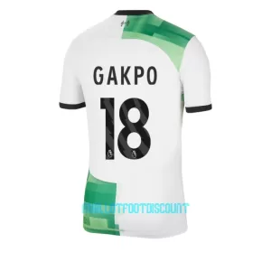 Maillot De Foot Liverpool Cody Gakpo 18 Extérieur 23/24 Maillot De Foot Liverpool Cody Gakpo 18 Extérieur 23/24