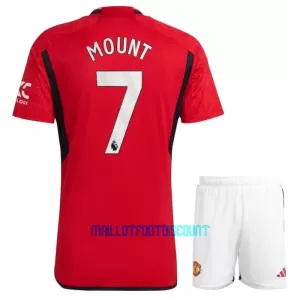 Kit De Football Manchester United Mason Mount 7 Enfant Domicile 23/24 Kit De Football Manchester United Mason Mount 7 Enfant Domicile 23/24