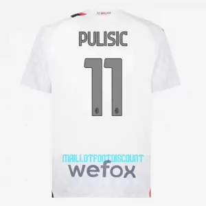 Maillot De Foot Milan AC Christian Pulišić 11 Extérieur 23/24 Maillot De Foot Milan AC Christian Pulišić 11 Extérieur 23/24