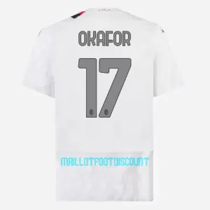 Maillot De Foot Milan AC Okafor 17 Extérieur 23/24 Maillot De Foot Milan AC Okafor 17 Extérieur 23/24