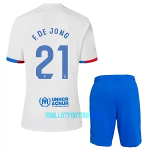 Kit De Football FC Barcelone Frenkie de Jong 21 Enfant Extérieur 23/24 Kit De Football FC Barcelone Frenkie de Jong 21 Enfant Extérieur 23/24