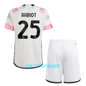 Kit De Football Juventus Adrien Rabiot 25 Enfant Extérieur 23/24 Kit De Football Juventus Adrien Rabiot 25 Enfant Extérieur 23/24