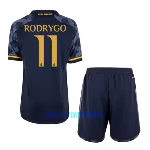 Kit De Football Real Madrid Rodrygo Goes 11 Enfant Extérieur 23/24 Kit De Football Real Madrid Rodrygo Goes 11 Enfant Extérieur 23/24