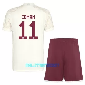 Kit De Football FC Bayern Munich Kingsley Coman 11 Champions League Enfant Third 23/24