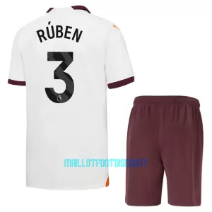 Kit De Football Manchester City Rúben Dias 3 Enfant Extérieur 23/24 Kit De Football Manchester City Rúben Dias 3 Enfant Extérieur 23/24