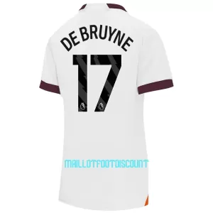 Maillot De Foot Manchester City Kevin De Bruyne 17 Femme Extérieur 23/24 Maillot De Foot Manchester City Kevin De Bruyne 17 Femme Extérieur 23/24