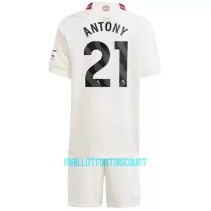 Kit De Football Manchester United Antony Santos 21 Enfant Third 23/24