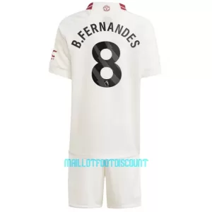Kit De Football Manchester United Bruno Fernandes 8 Enfant Third 23/24