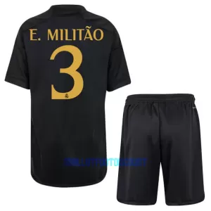 Kit De Football Real Madrid Éder Militão 3 Enfant Third 23/24 Kit De Football Real Madrid Éder Militão 3 Enfant Third 23/24