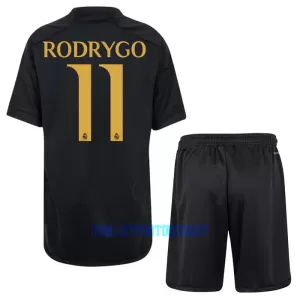 Kit De Football Real Madrid Rodrygo Goes 11 Enfant Third 23/24 Kit De Football Real Madrid Rodrygo Goes 11 Enfant Third 23/24