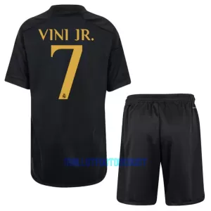 Kit De Football Real Madrid Vinicius Junior 7 Enfant Third 23/24 Kit De Football Real Madrid Vinicius Junior 7 Enfant Third 23/24