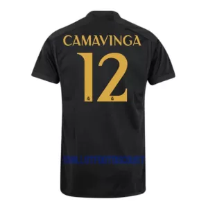 Maillot De Foot Real Madrid Eduardo Camavinga 12 Third 23/24 Maillot De Foot Real Madrid Eduardo Camavinga 12 Third 23/24