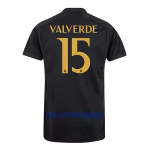 Maillot De Foot Real Madrid Federico Valverde 15 Third 23/24 Maillot De Foot Real Madrid Federico Valverde 15 Third 23/24