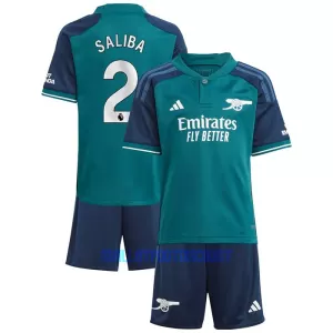 Kit De Football Arsenal Saliba 2 Enfant Third 23/24 Kit De Football Arsenal Saliba 2 Enfant Third 23/24