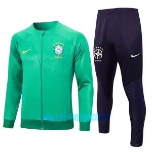 Brésil Ensemble Vestes d'Entraînement 23/24 Vert Brésil Ensemble Vestes d'Entraînement 23/24 Vert