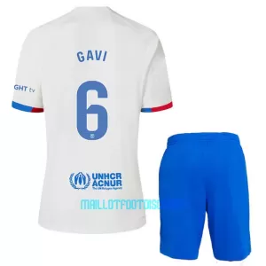 Kit De Football FC Barcelone Gavi 6 Enfant Extérieur 23/24 Kit De Football FC Barcelone Gavi 6 Enfant Extérieur 23/24