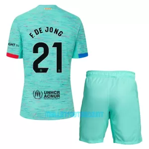 Kit De Football FC Barcelone Frenkie de Jong 21 Enfant Third 23/24 Kit De Football FC Barcelone Frenkie de Jong 21 Enfant Third 23/24