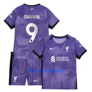 Kit De Football Liverpool Darwin Núñez 9 Enfant Third 23/24 Kit De Football Liverpool Darwin Núñez 9 Enfant Third 23/24