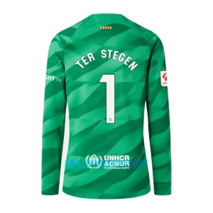 Maillot De Foot Gardien FC Barcelone Marc-André ter Stegen 1 Domicile 23/24 Manches Longues Maillot De Foot Gardien FC Barcelone Marc-André ter Stegen 1 Domicile 23/24 Manches Longues